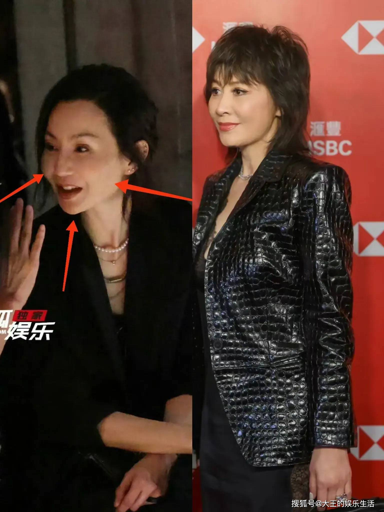 当60岁的张曼玉撞上58岁的刘嘉玲,医美脸和自然脸差距一目了然!