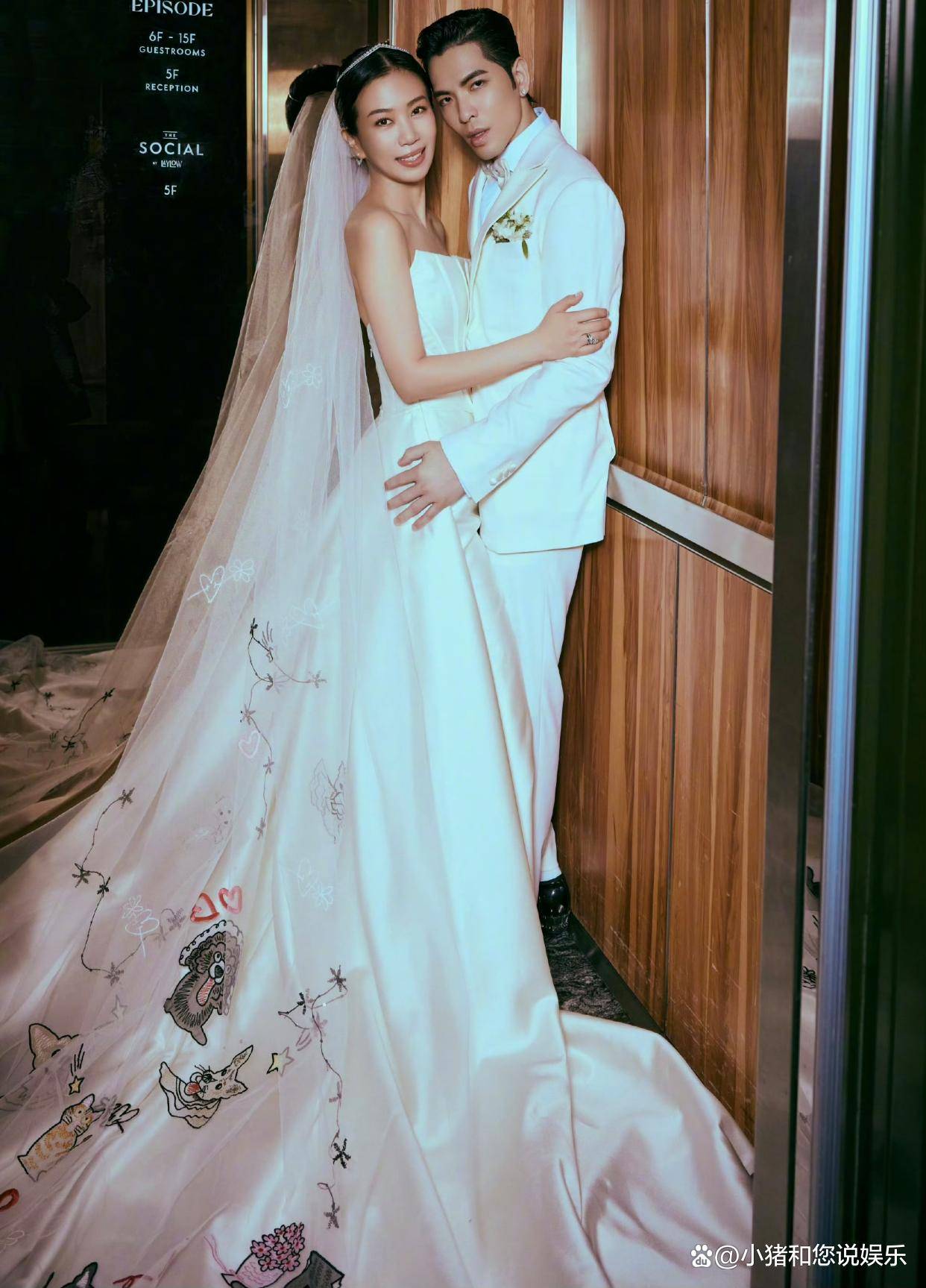 陈乔恩夫妇甜蜜现身萧敬腾婚礼，浪漫氛围羡煞旁人！-陈乔恩求婚