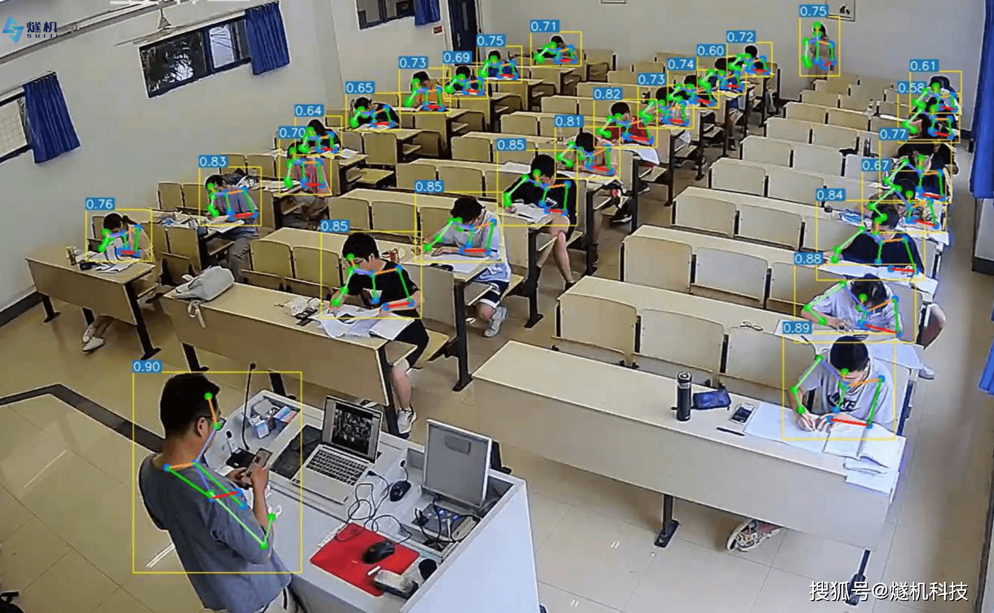 通过这个平台,学校管理层可以实时监控各个教室的教学情况,及时发现并