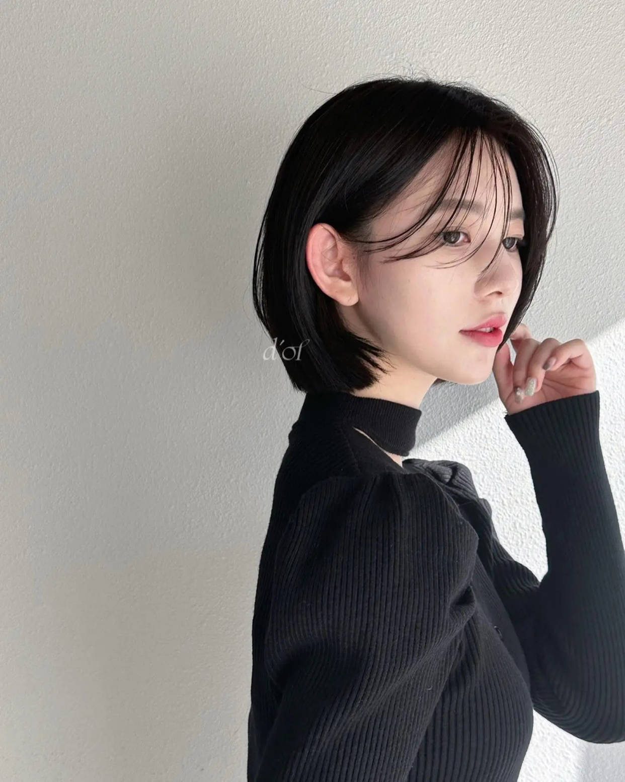 职场女性的最爱:微扣波波头,好看显气质