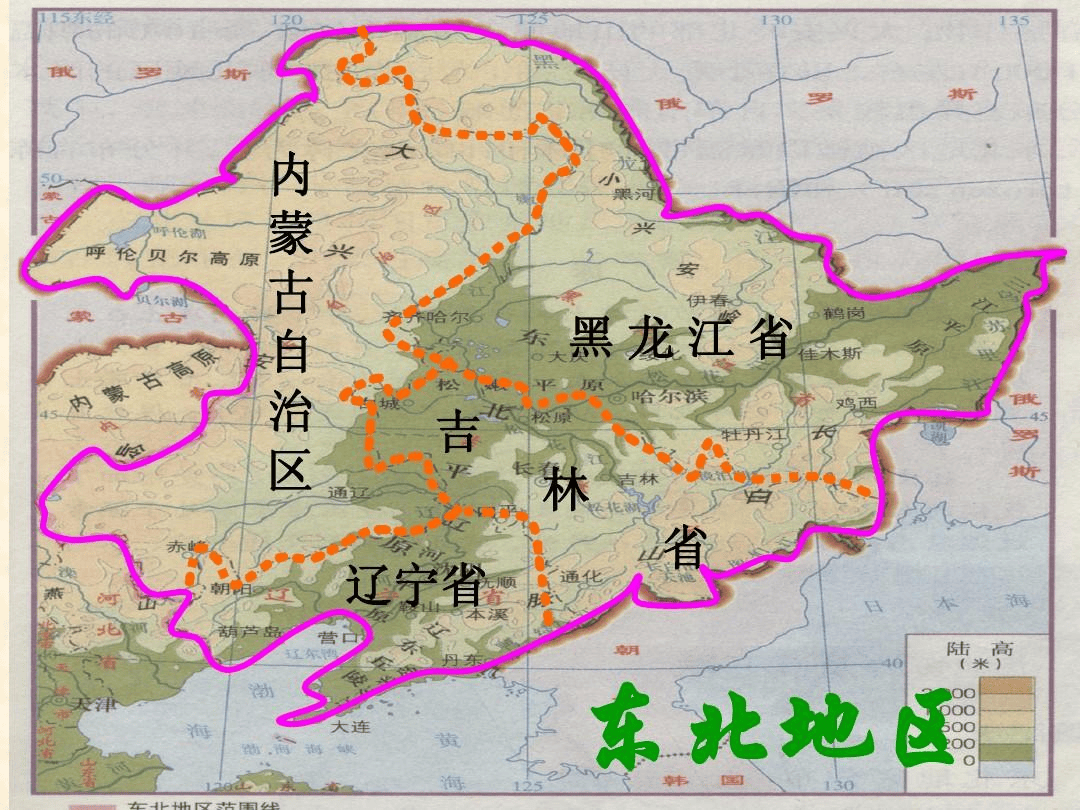 东北耕地分布图图片