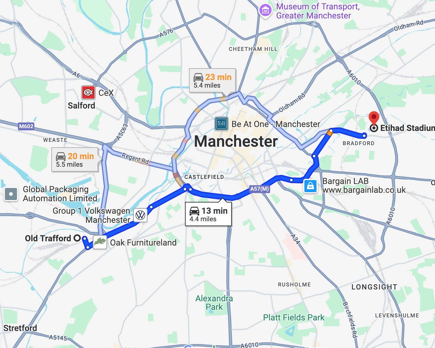 足球地理之曼彻斯特:因工业革命崛起,曼联与曼城红蓝交织