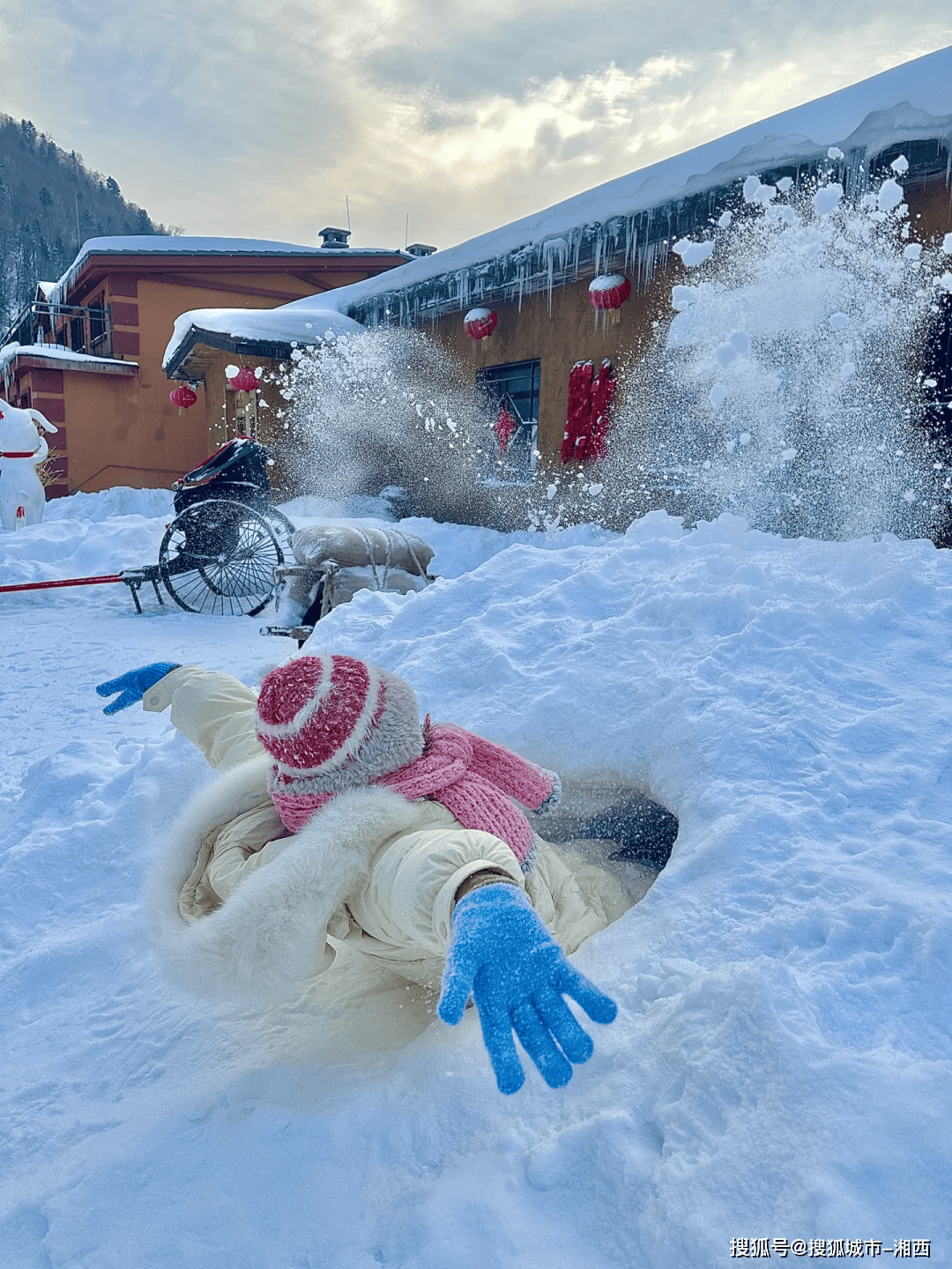 雪乡温泉图片