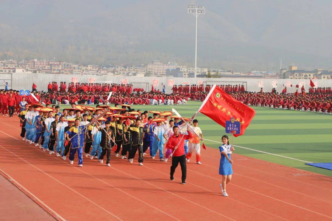 武术竞赛训练处代表队武术青少年训练处代表队裁判员代表队彩旗队护旗