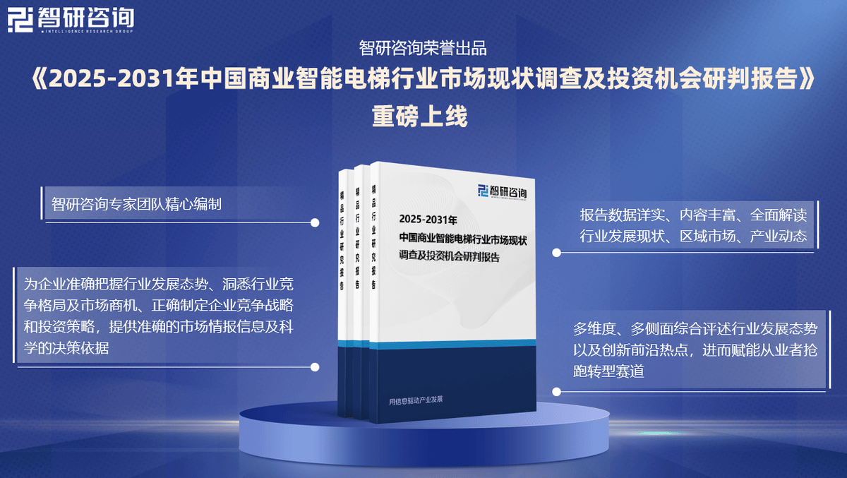 2025版中国商业智能电梯行业政策分析、发展环境及未来趋势预测报告