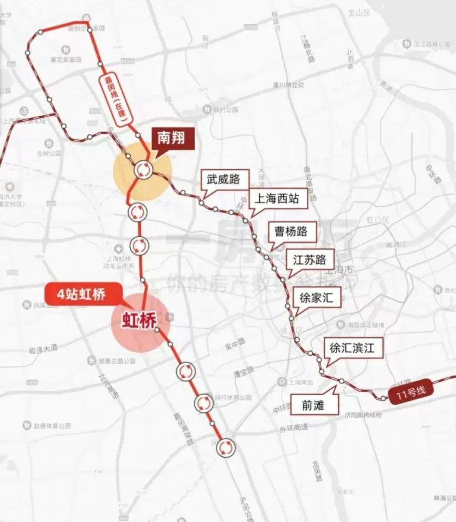 嘉闵线地铁线路图图片