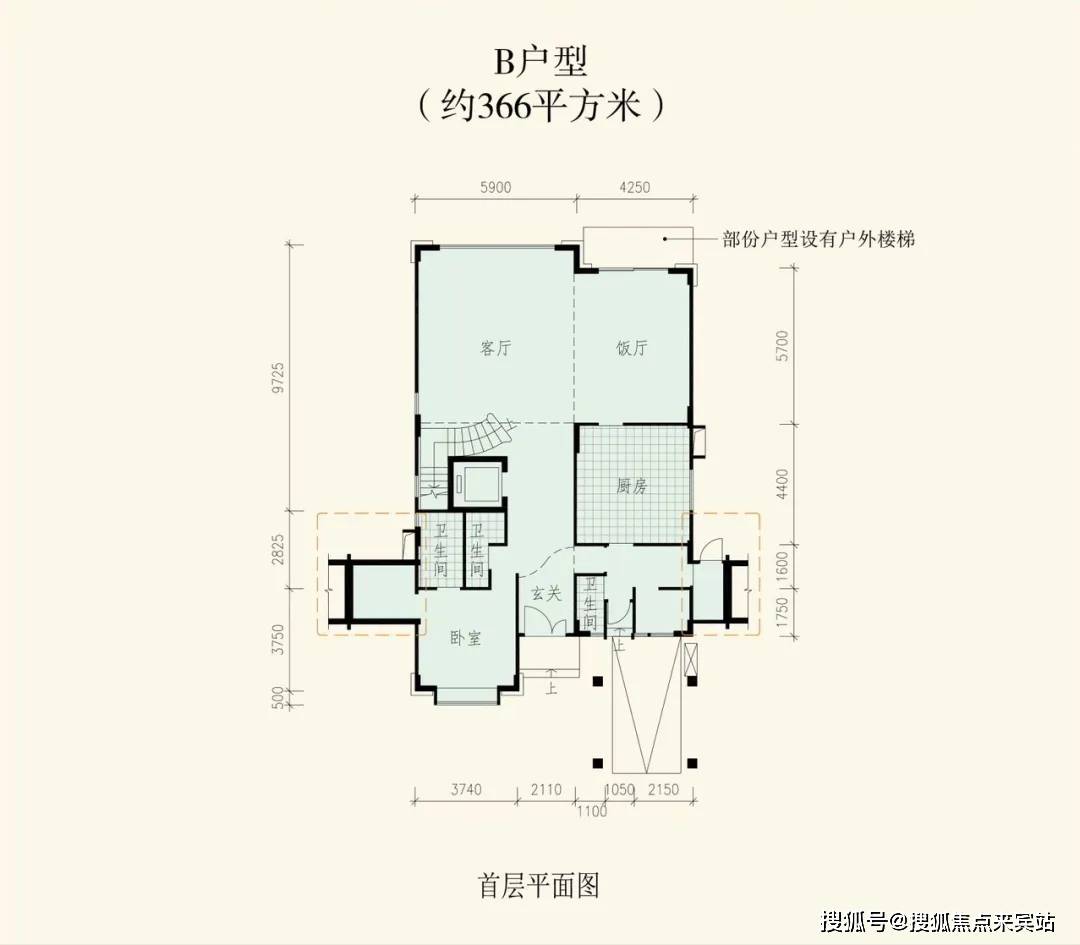 逸翠庄园平面图图片