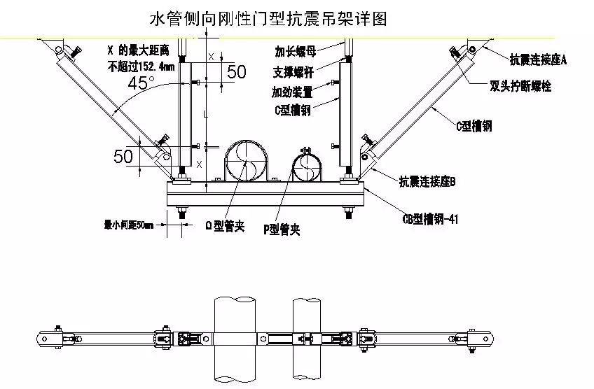 支撑掩护式支架结构图图片