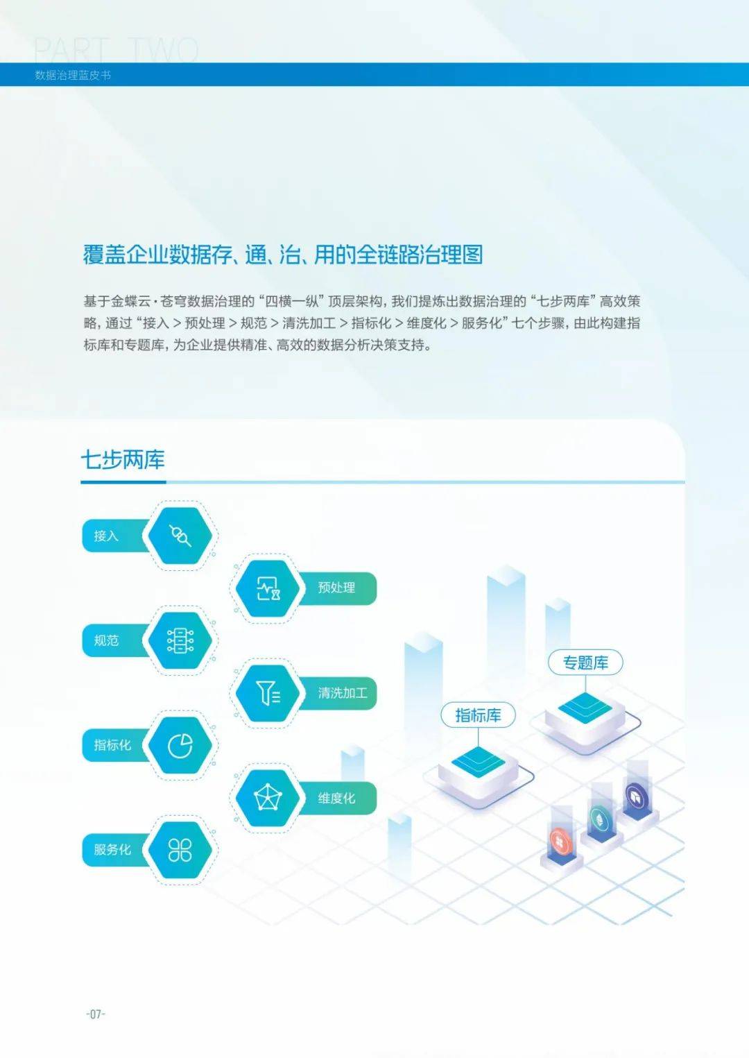 2024年数据治理包括哪些内容和方法？“七步两库”数据治理蓝皮书-报告智库