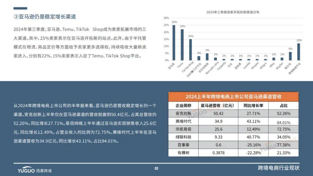 2024年跨境电商行业卖家经营情况分析，跨境电商行业第三季度报告