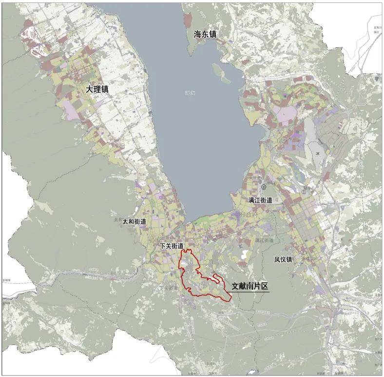 大理新区巍山规划图图片