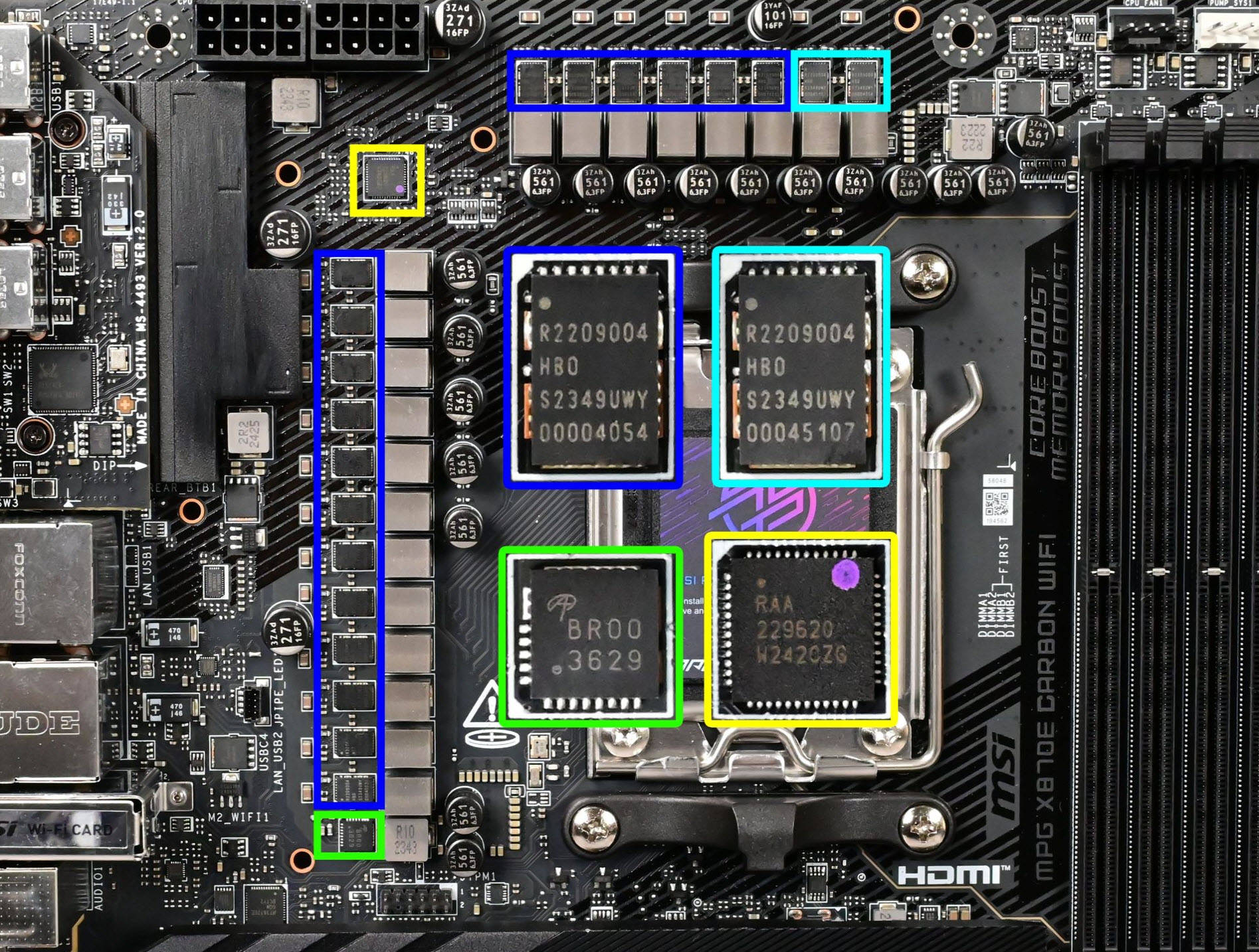 越级用料,跨界而来,锐龙9000配微星x870e暗黑主板半瓶子评测