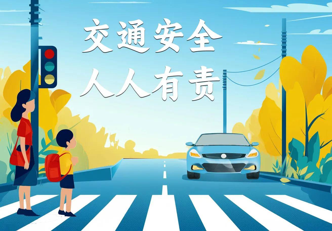大隗镇第一幼儿园交通安全教育宣传