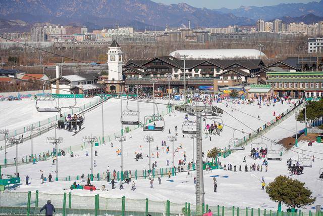 北京密云滑雪场图片