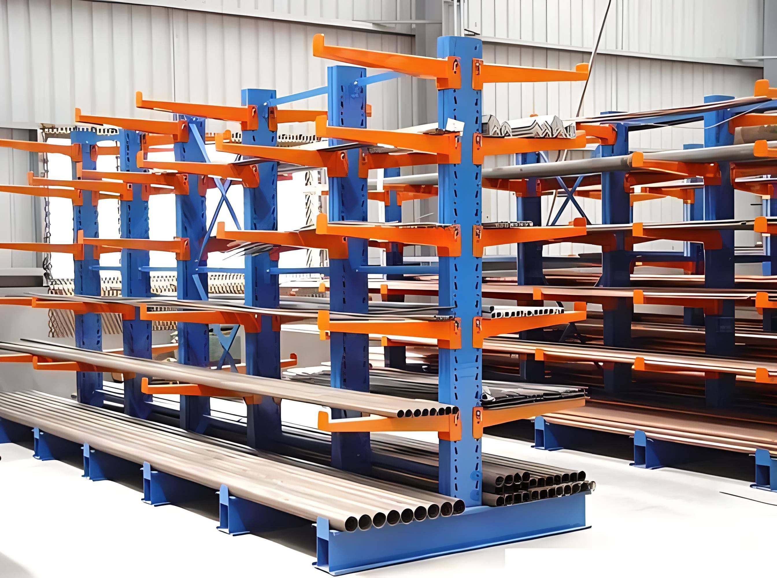 悬臂式货架的特点是结构轻巧,载重能力好,能够大幅提高仓库的利用率和