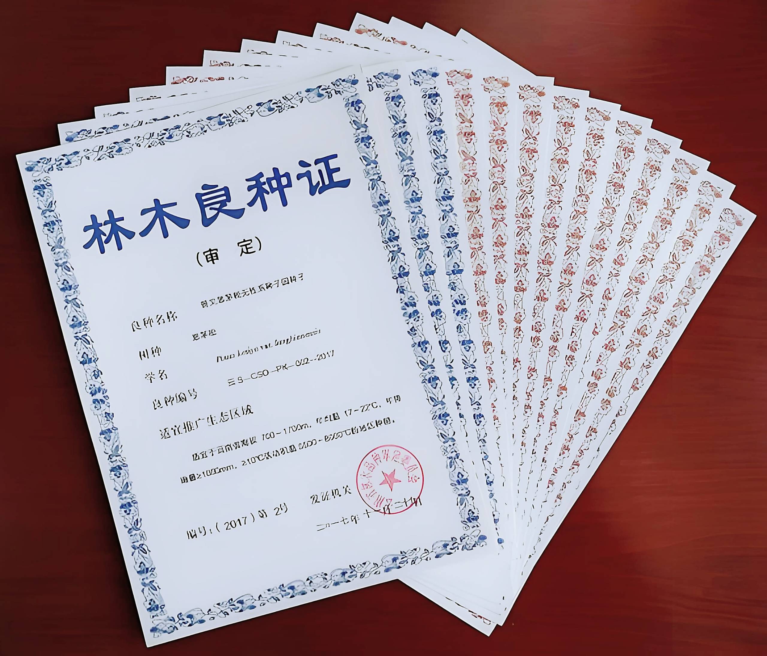 苗木检疫证:这是由森林病虫害防治检疫站核发的证书,证明苗木已经过