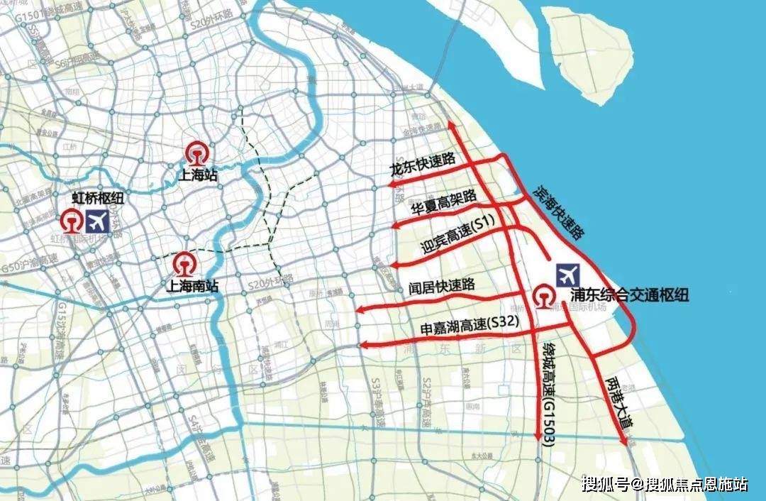 上海三横三纵快速路图片