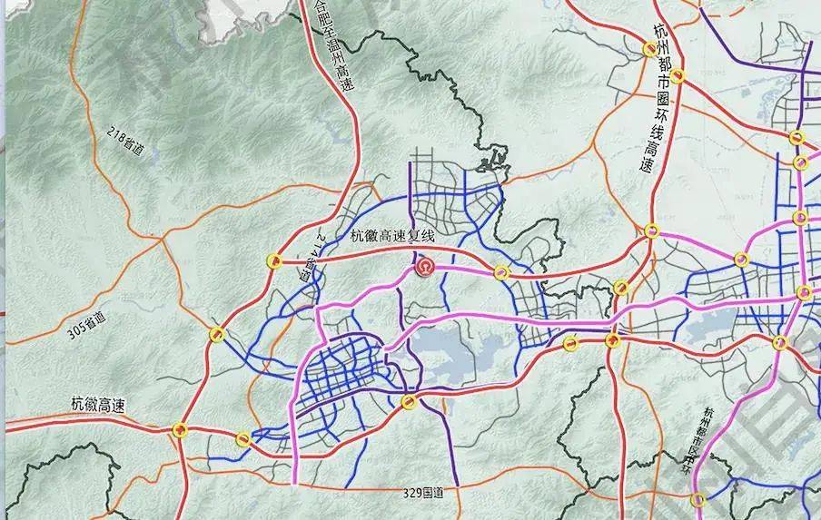 临安主城区规划图图片