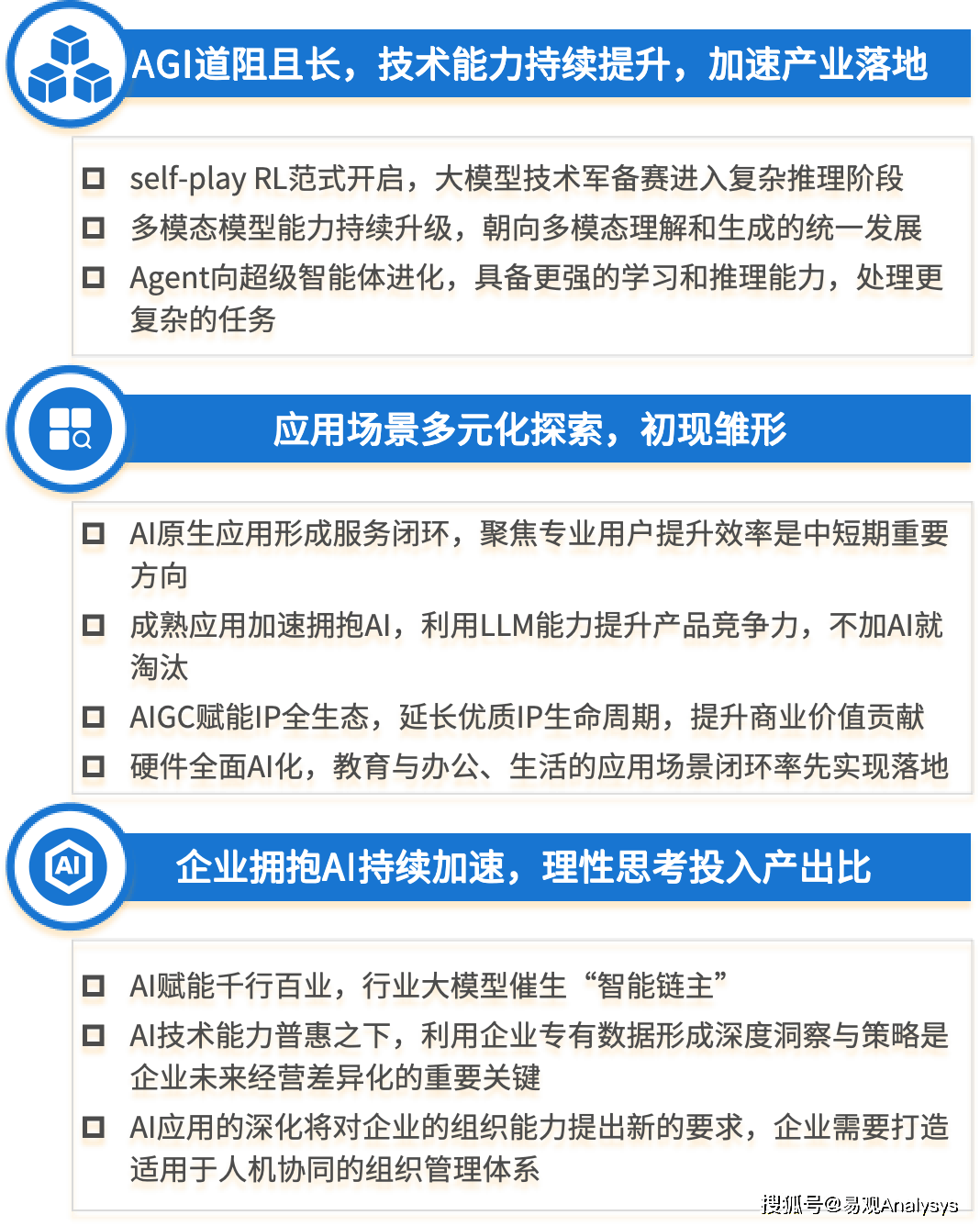 应用场景多元化探索，雏形初现——《2025年AI产业发展十大趋势》应用篇总结_搜狐网