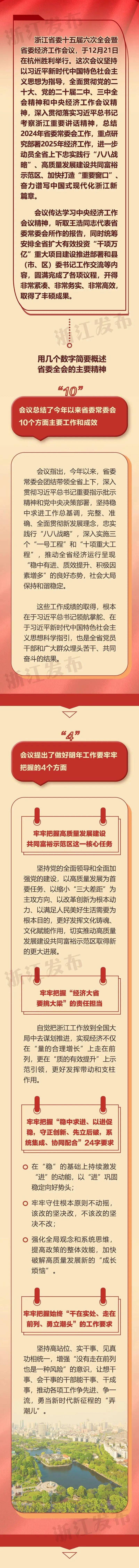 "五个数字"读懂省委十五届六次全会暨省委经济工作会议精神 浙江省委