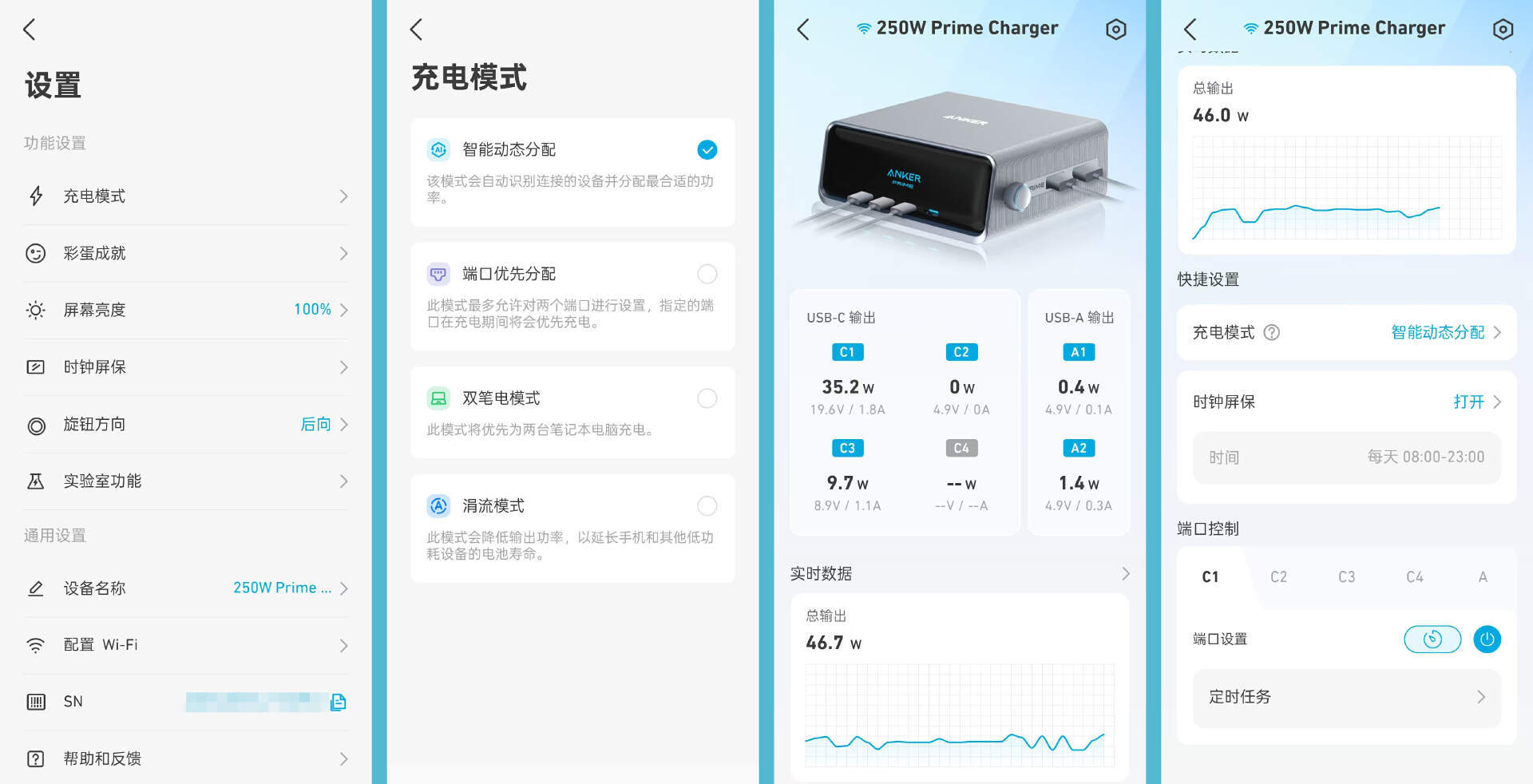 安克创新突破！Anker Prime250W桌面充电器，输出功率随心调