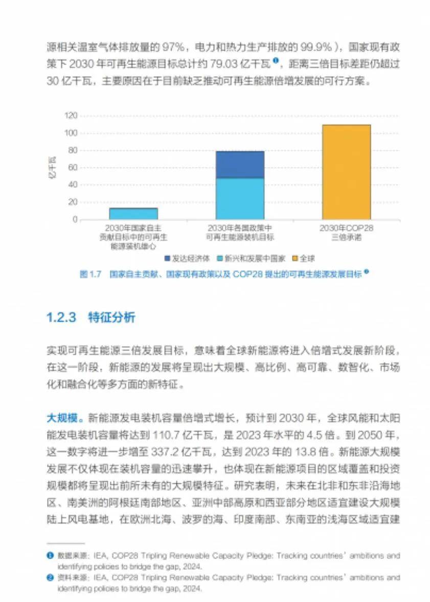 2024年新能源可靠替代促进全球碳中和报告，新能源发展形势与挑战