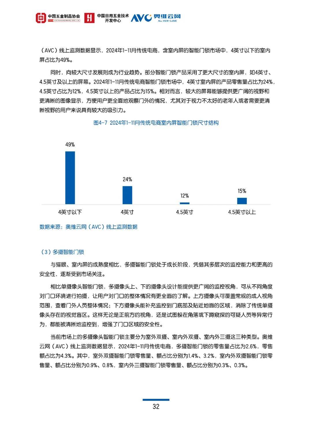 奥维云网：2024年中国智能门锁行业发展现状，智能门锁行业白皮书