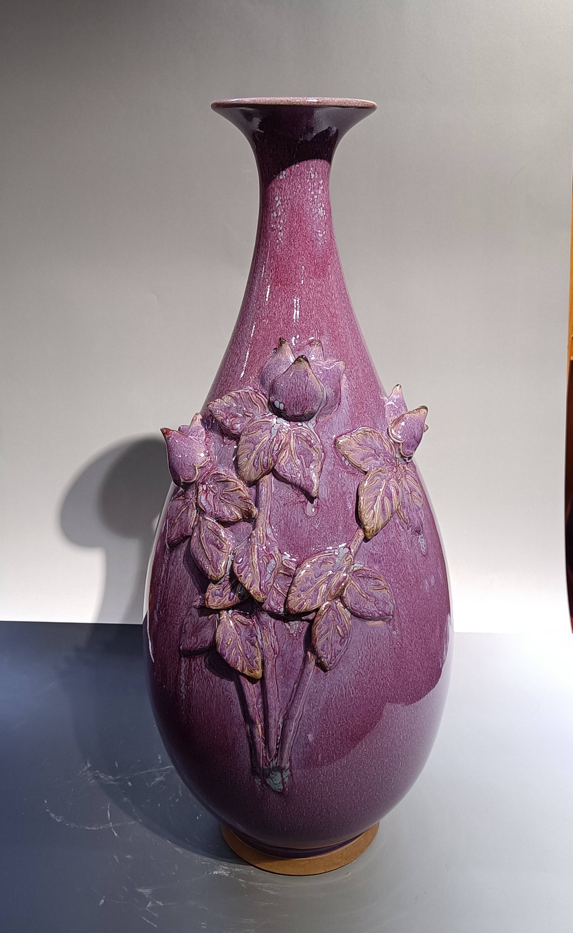 禹州市神垕镇鼎盛钧窑钧瓷浮雕作品展示