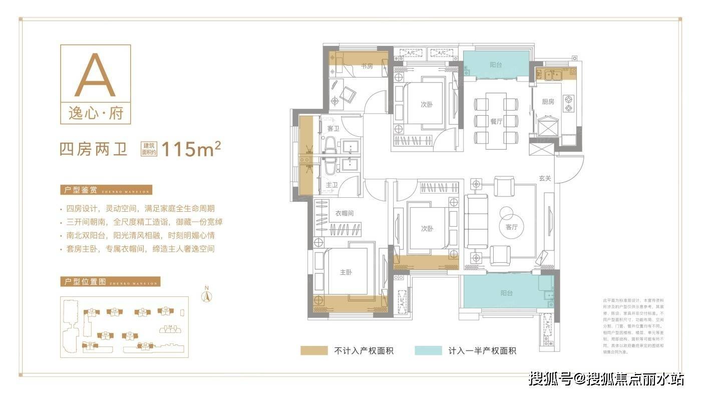 武汉正荣府户型图图片