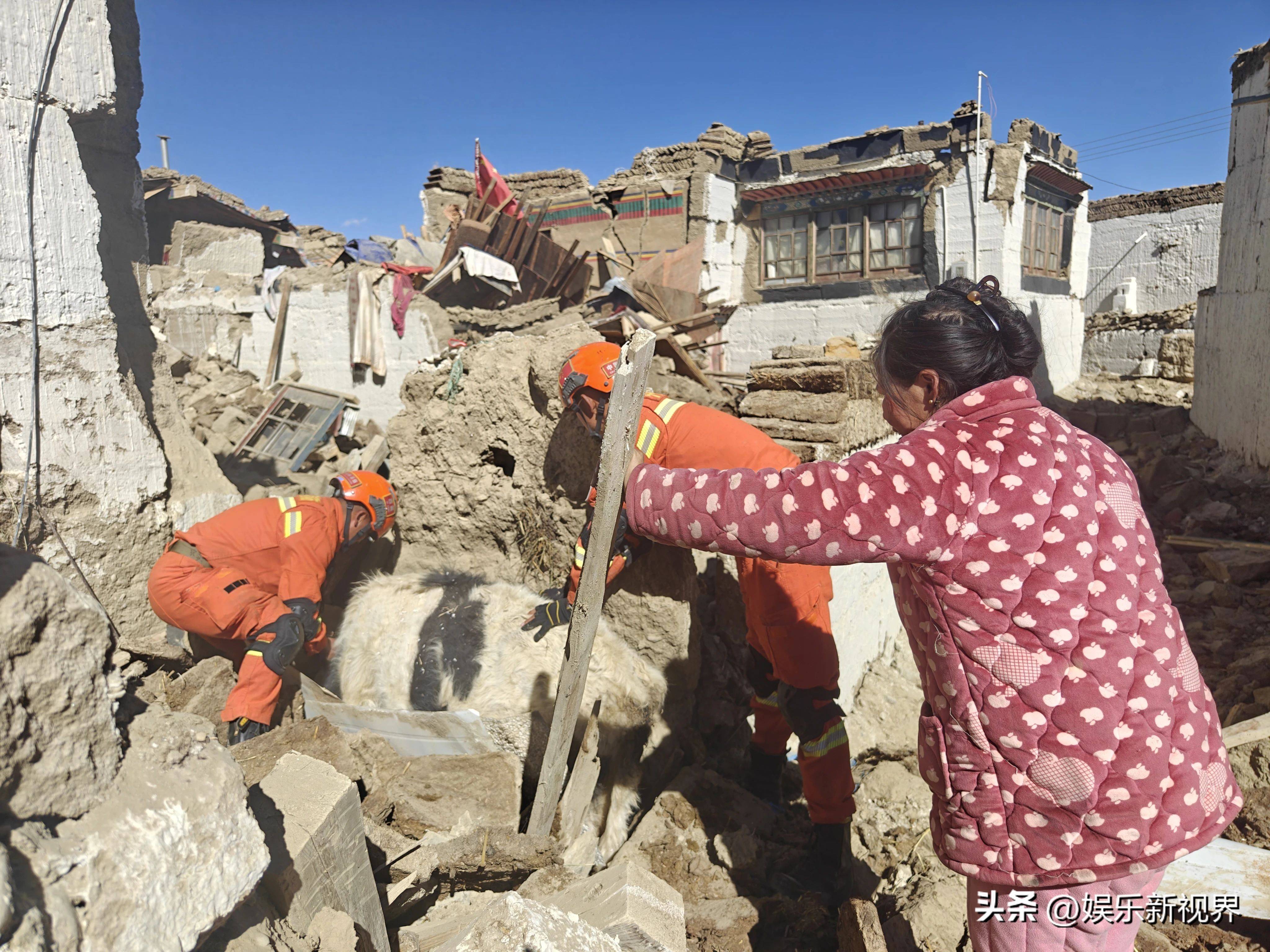 痛心 地震已致126人遇难