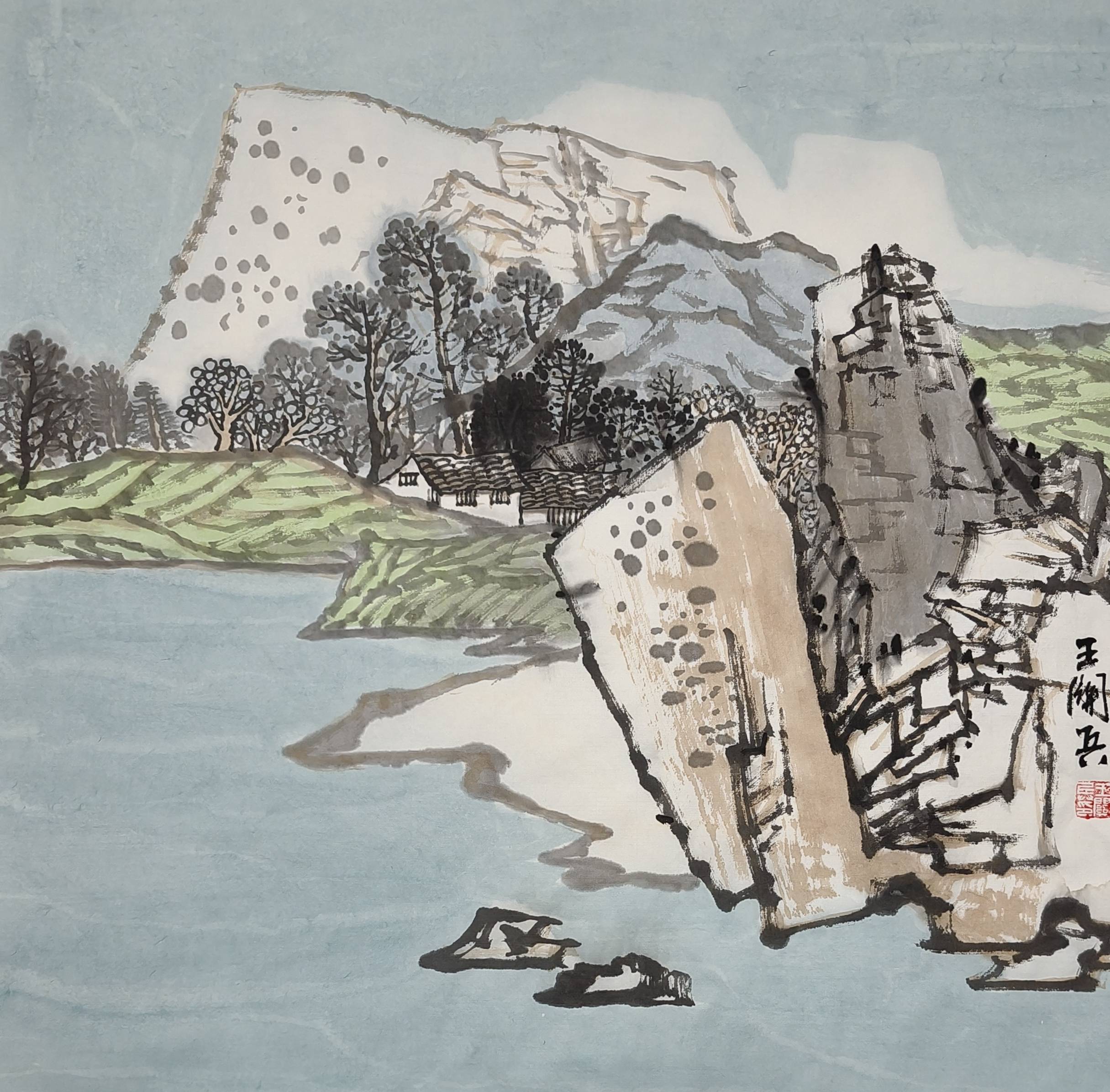 王关兵先生现代中国山水画小品创新