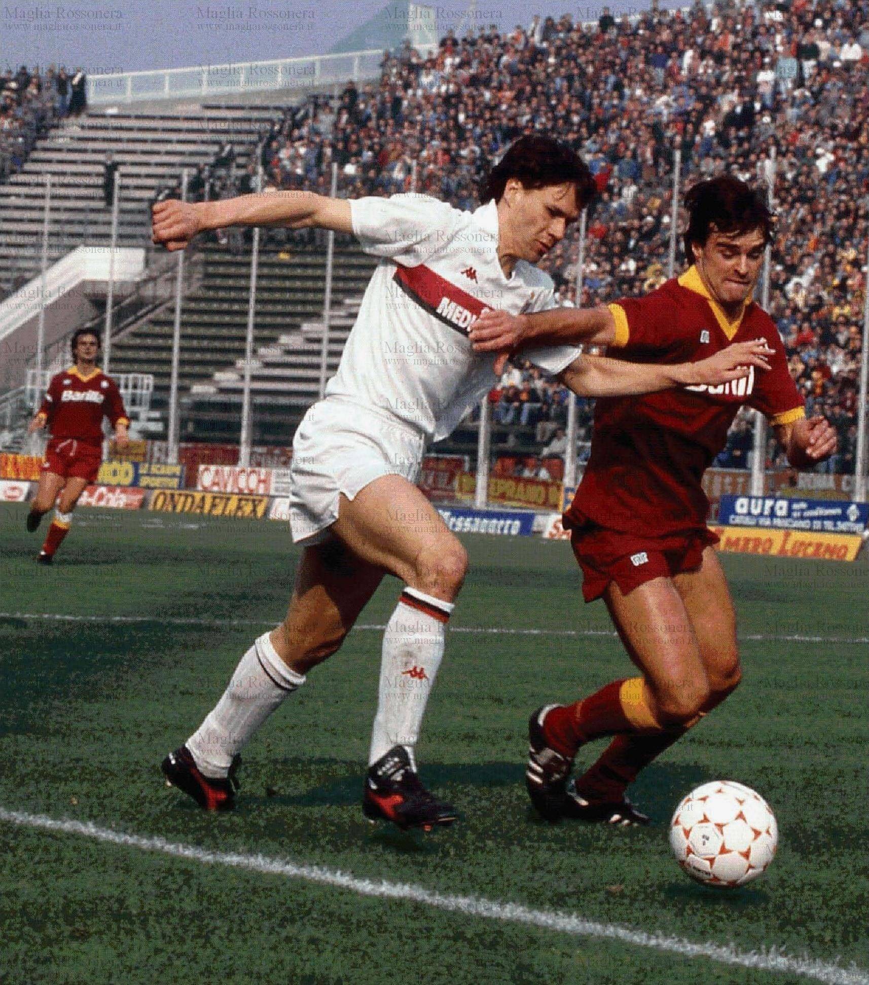 1990年AC米兰意甲征程：4 - 0罗马的精彩战役，AC米兰昔日辉煌：1990年意甲之战4 - 0罗马