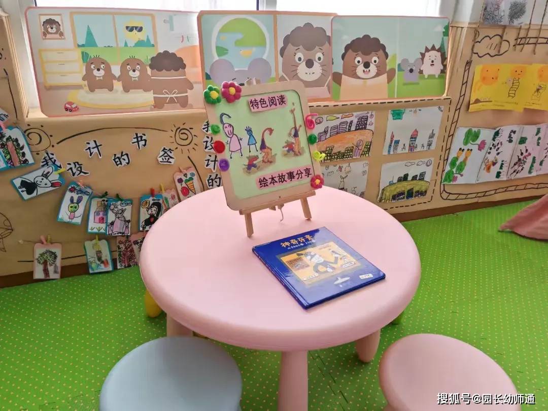 幼儿园小,中,大班图书区环境创设技巧,转给幼师参考!