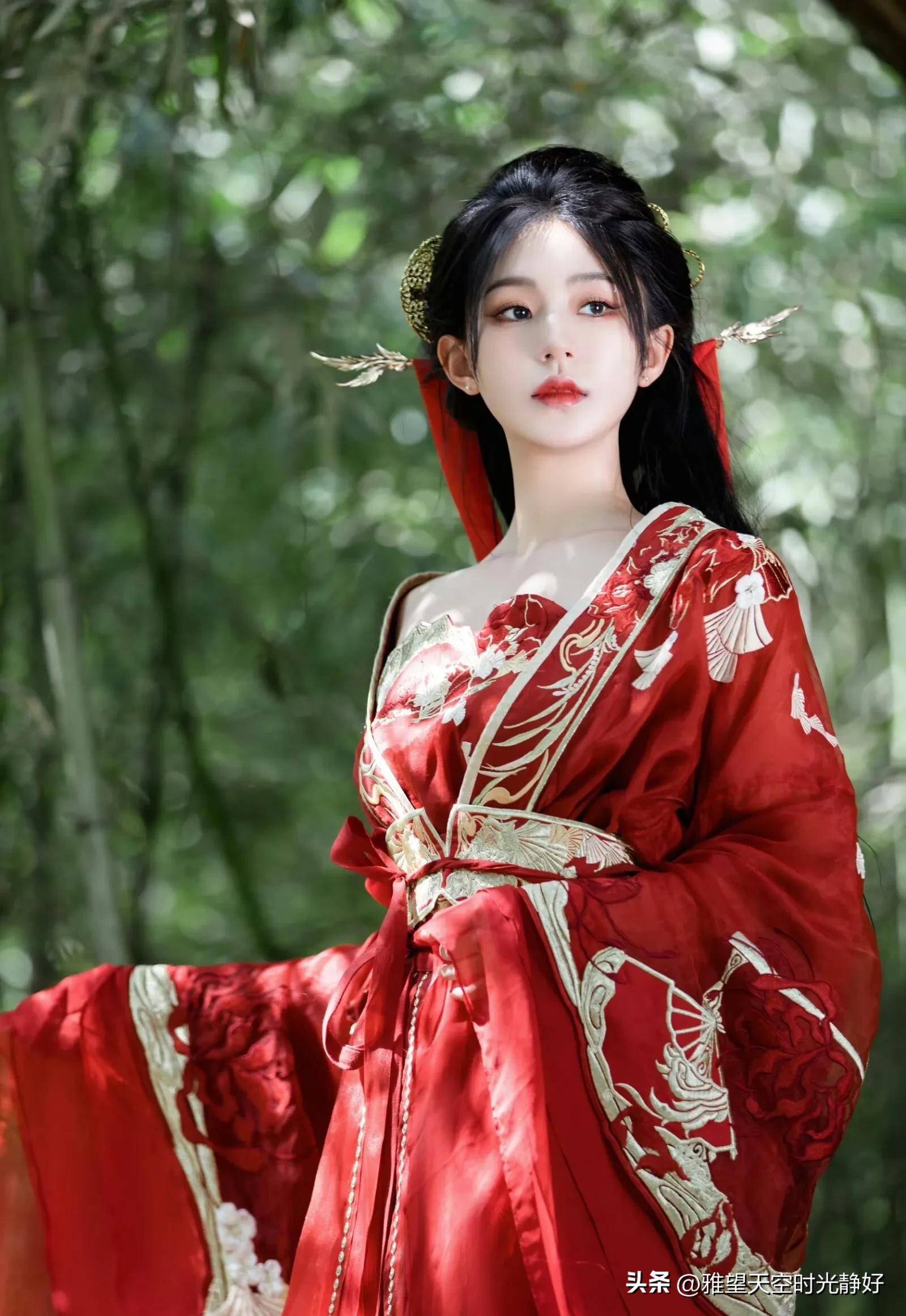 最新内娱女明星古装红衣造型大赏,谁才是你心中最美的古装红衣女神