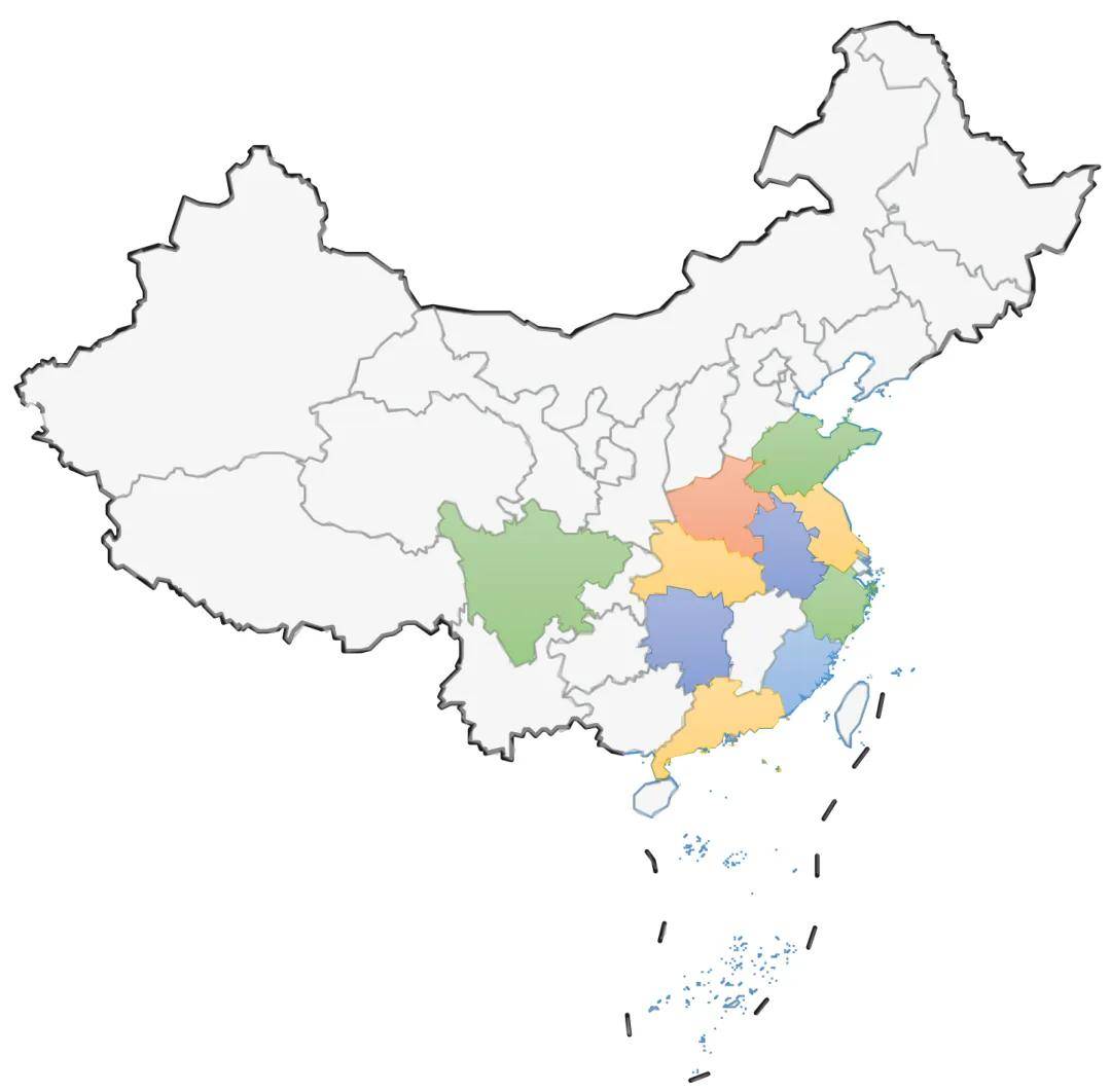 deepseek‌预测:2035年中国经济十强省份