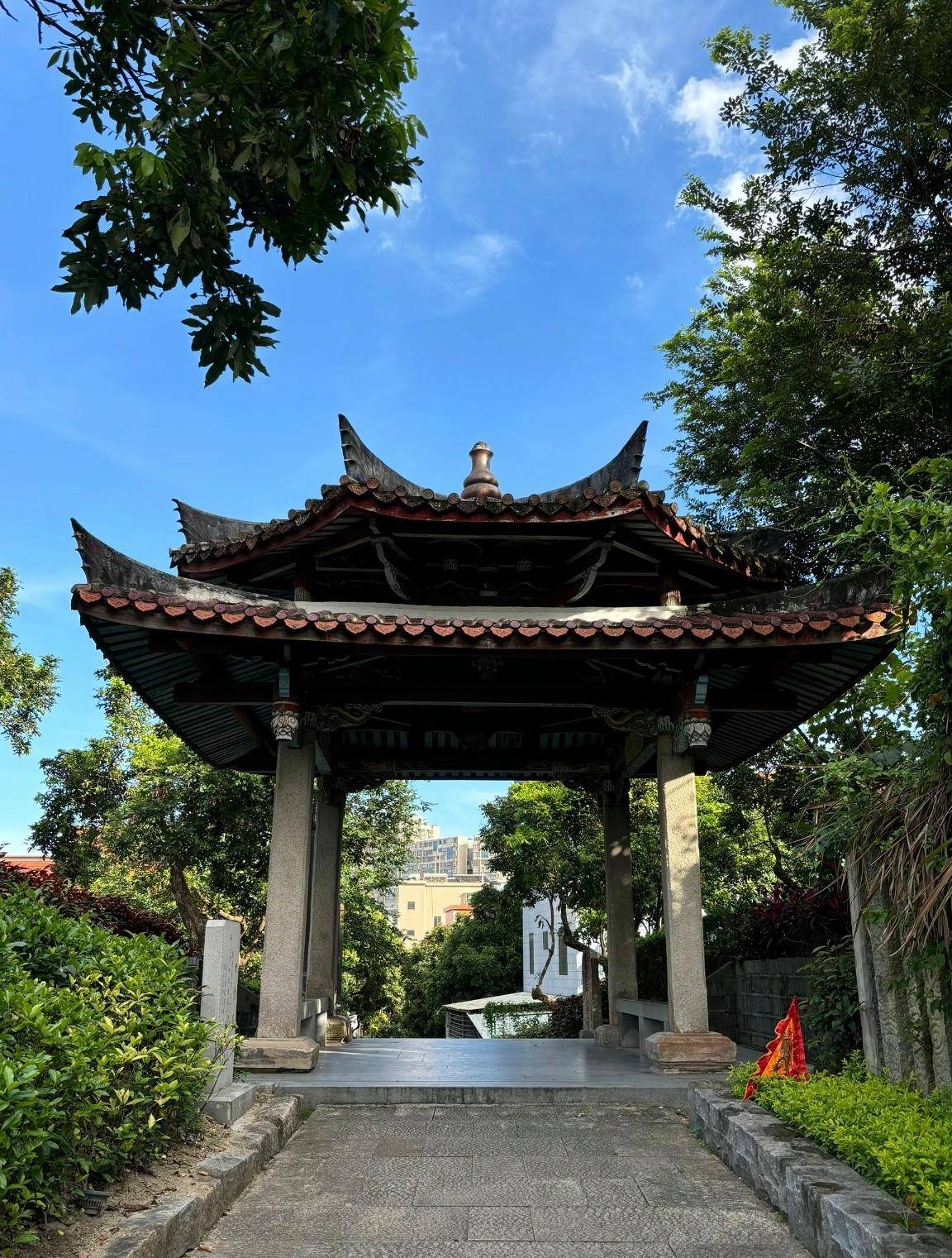 厦门文笔塔公园古同安今厦门的缩影14米高的石塔历经百年风雨