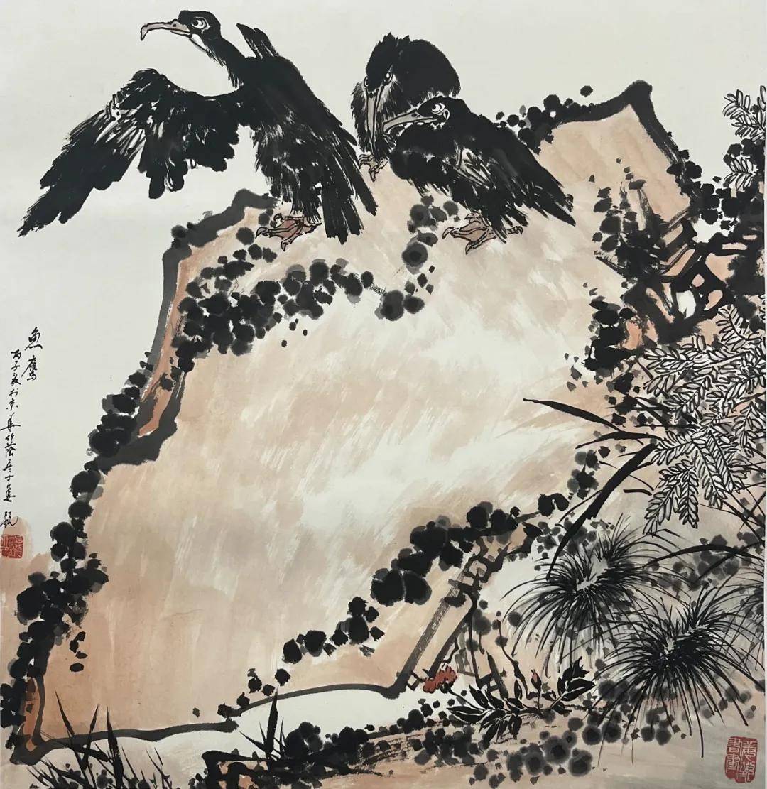 姜锐——当代潘天寿" 国画 油画艺术双绝