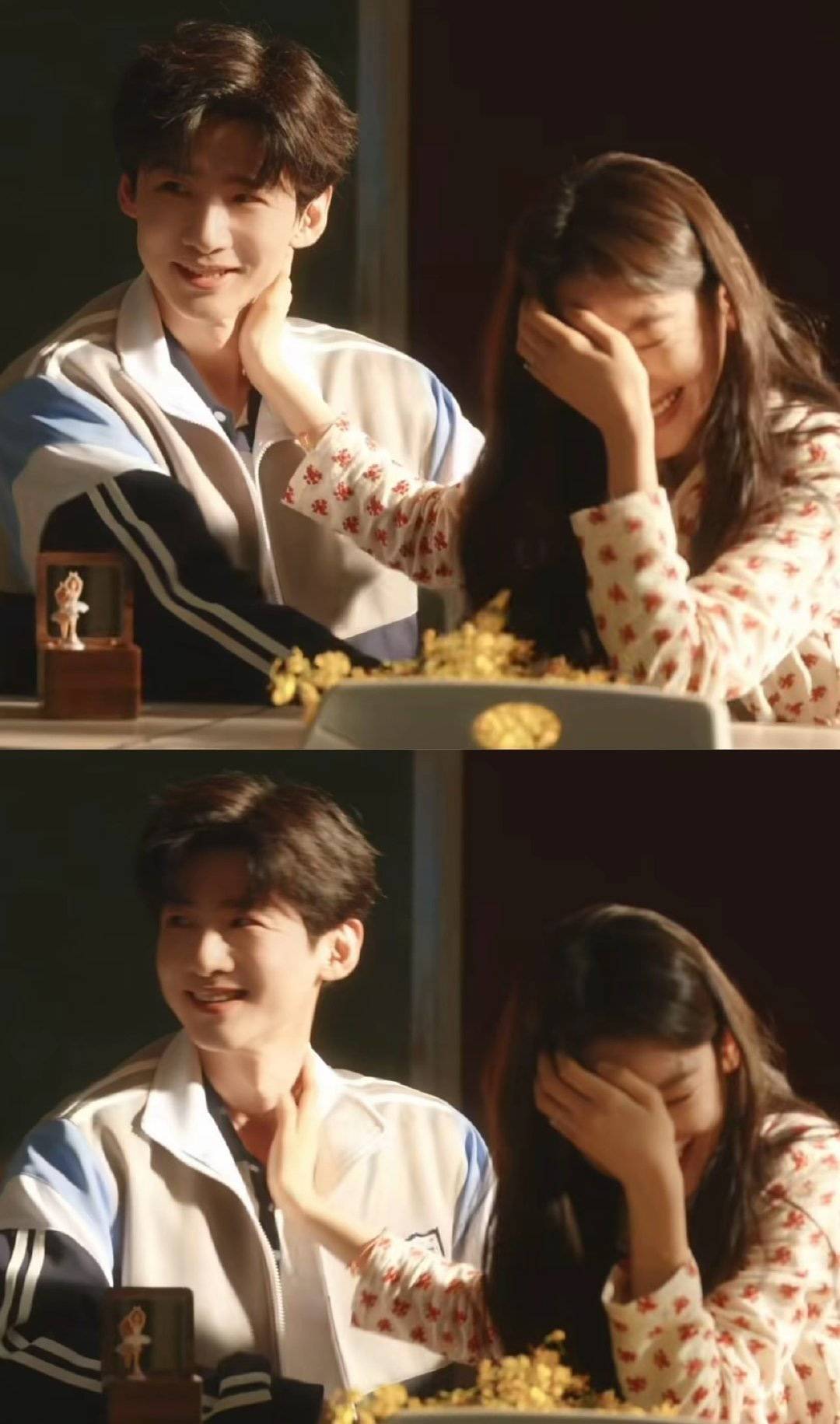 白敬亭与章若楠白色情人节四手联弹:浪漫演绎《任性》