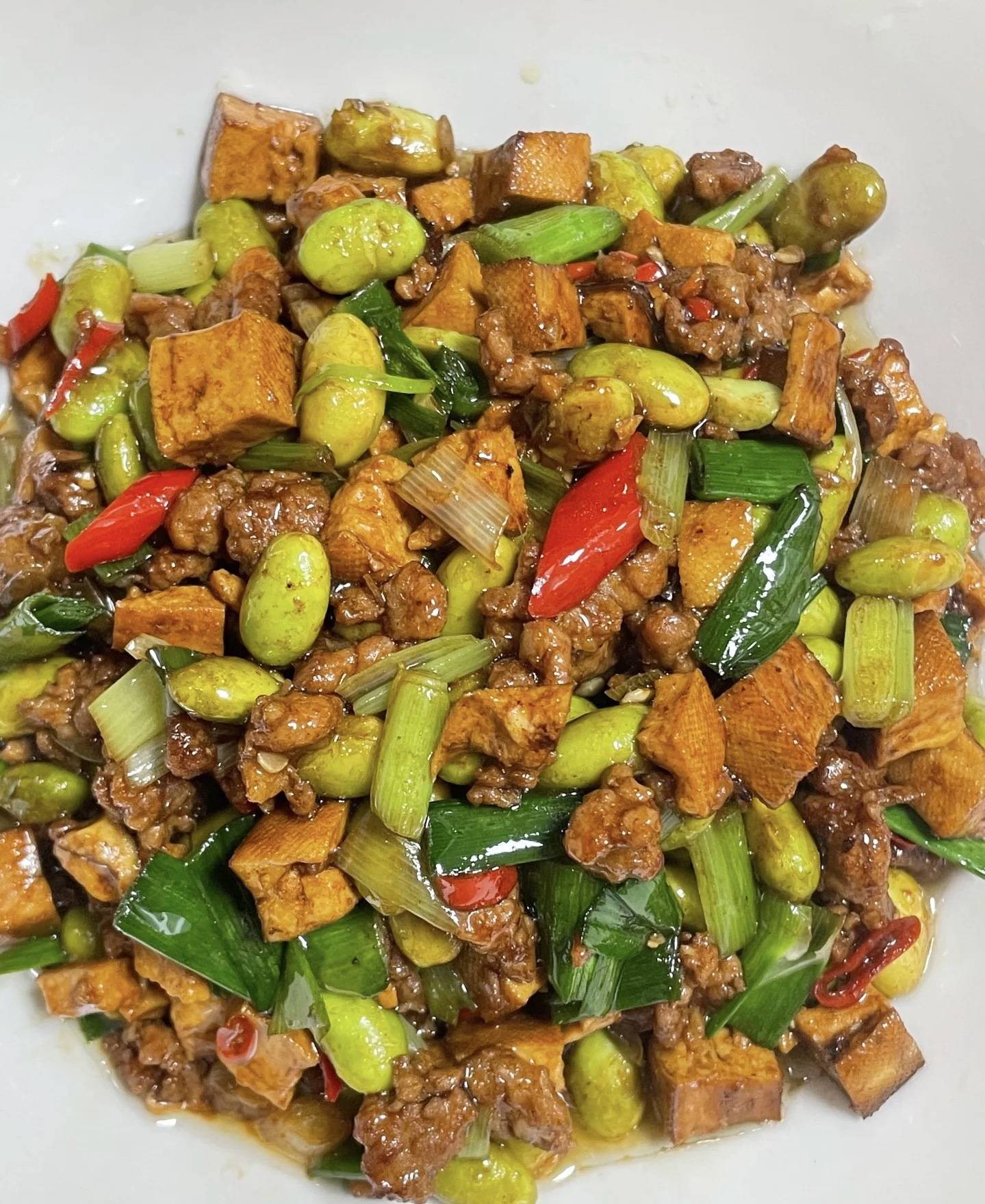 一口就爱惨毛豆炒豆干鲜爽下饭的春日限定美味