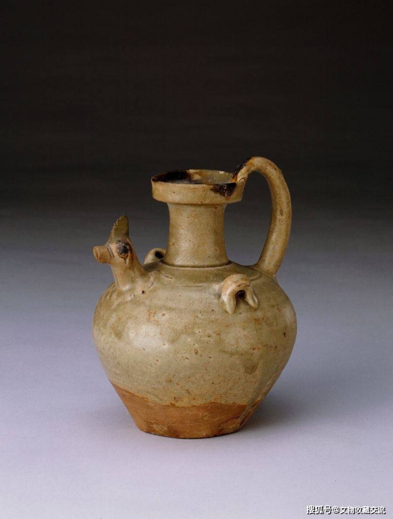 鸡首壶欣赏：低调有有内涵的瓷珍！_鸡头_东晋_口径