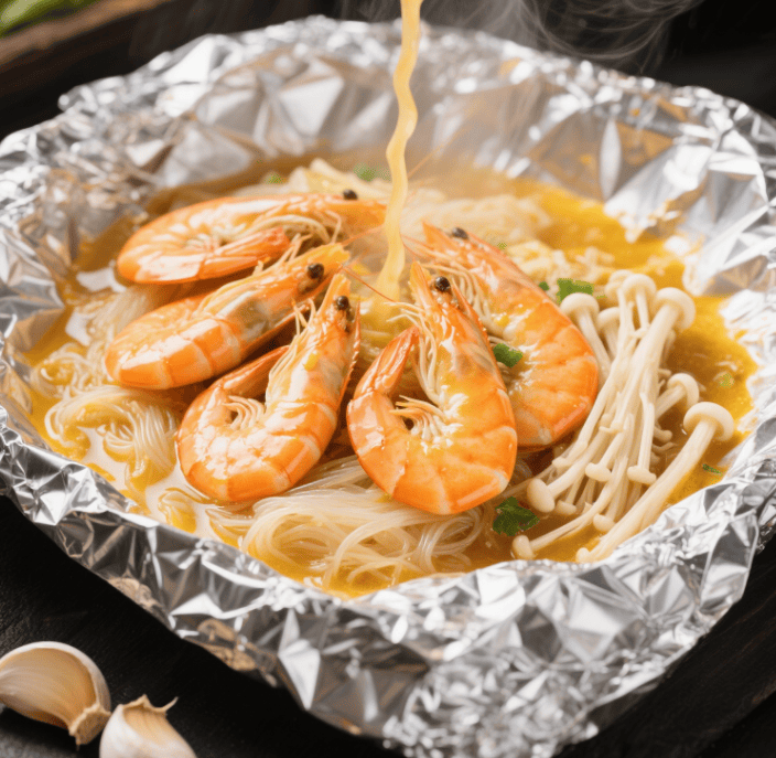 春游烧烤必吃款!锡纸烤虾征服味蕾,零失败攻略请收好