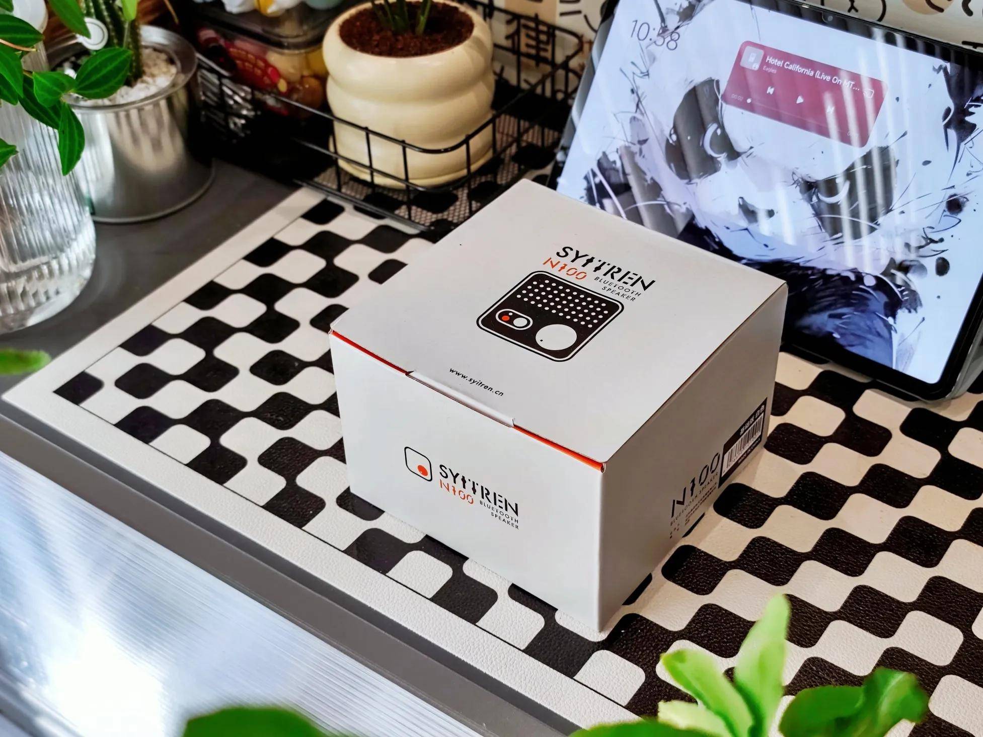 玩转桌面复古格调还看桔点设计商店——赛塔林N100,我的桌面音乐盒!