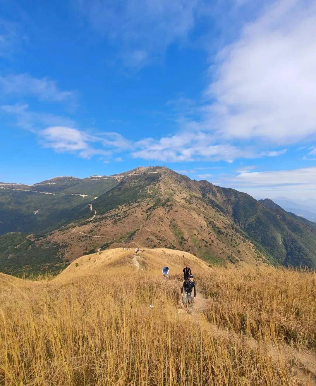 秋冬季节的大南山驴友界认为船底顶是广东省户外线路的毕业之旅而大