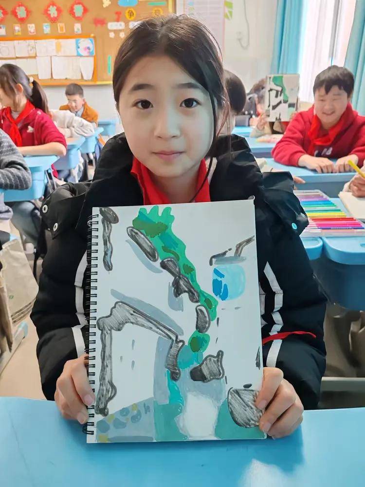郑州市惠济区石桥小学美术课堂作品静态展示