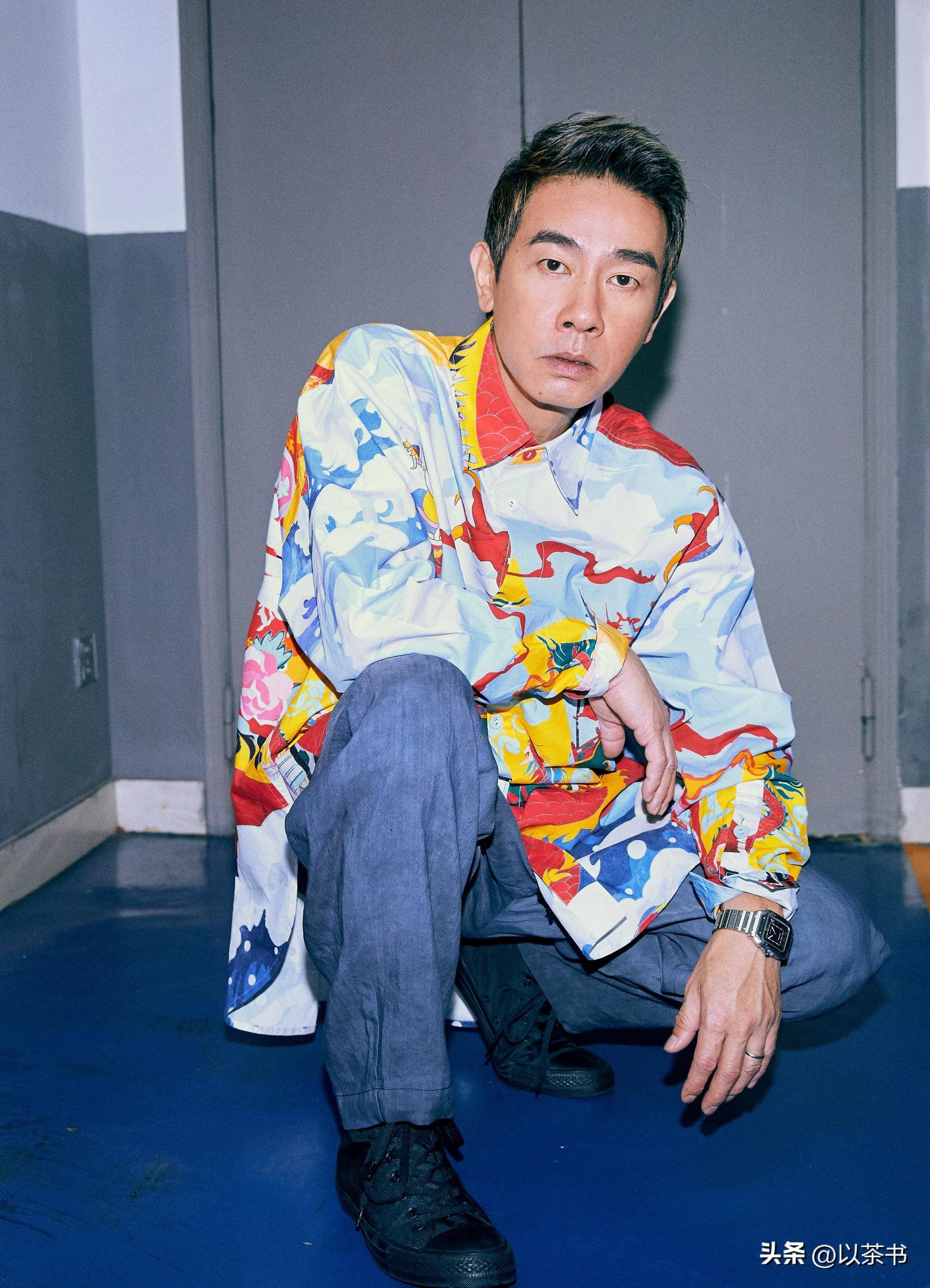 陈小春怎么也想不到,今年才12岁的大儿子,已经开始为祖上争光了