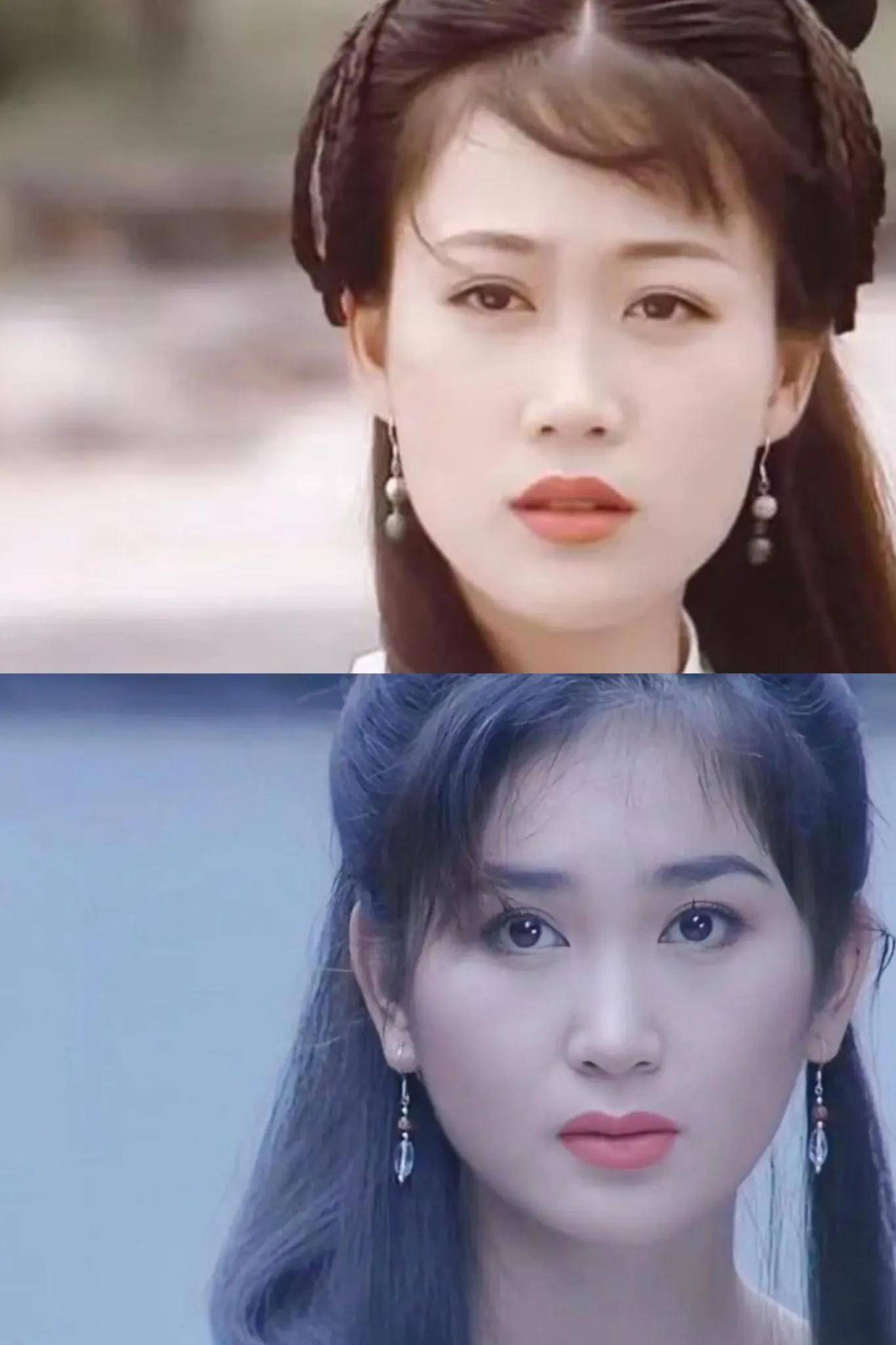 看梁小冰和温碧霞的合照后,终于明白梁小冰演女主,温碧霞演女配了