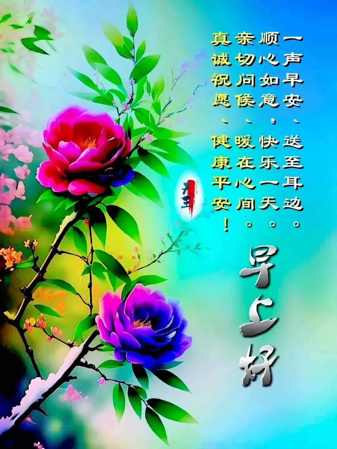 今日最新漂亮的早上好图片祝福,最真的牵挂,永远的祝福