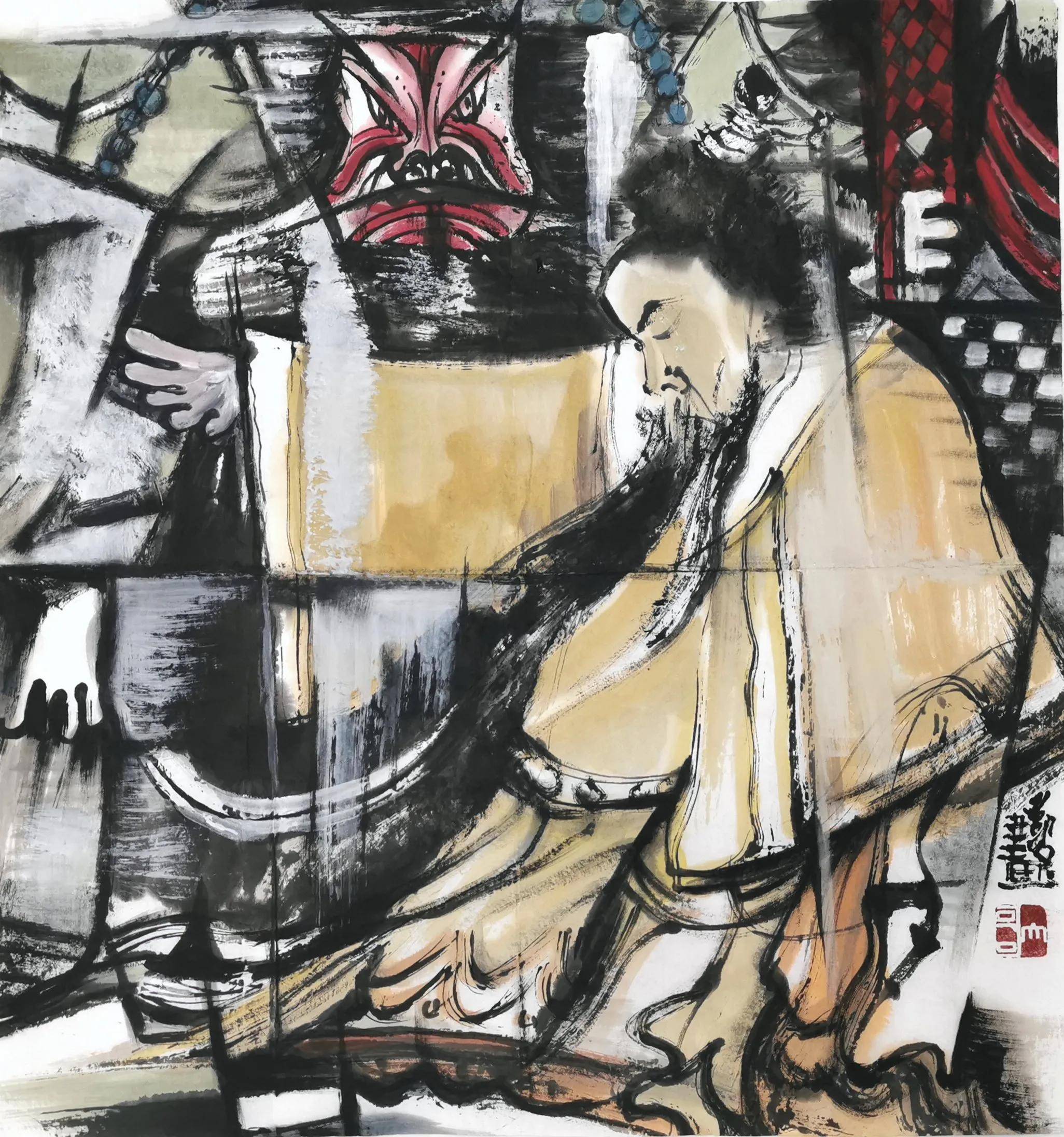 作品欣赏邓文肖像速写 2025年6月10日徐之腾画于成都丽晶花园一云阁