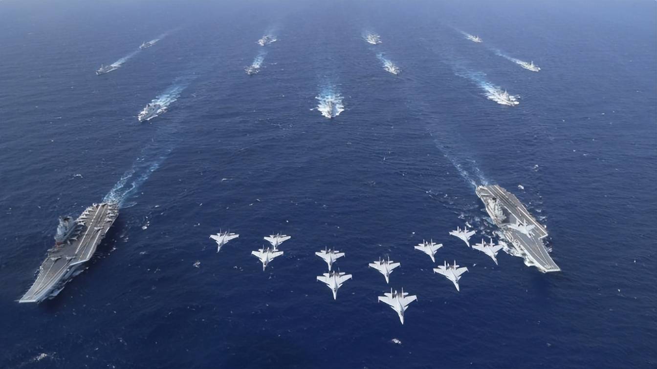 山东舰直奔辽宁舰,"大国舰队"已成型?美媒:开始向第三岛链冲刺