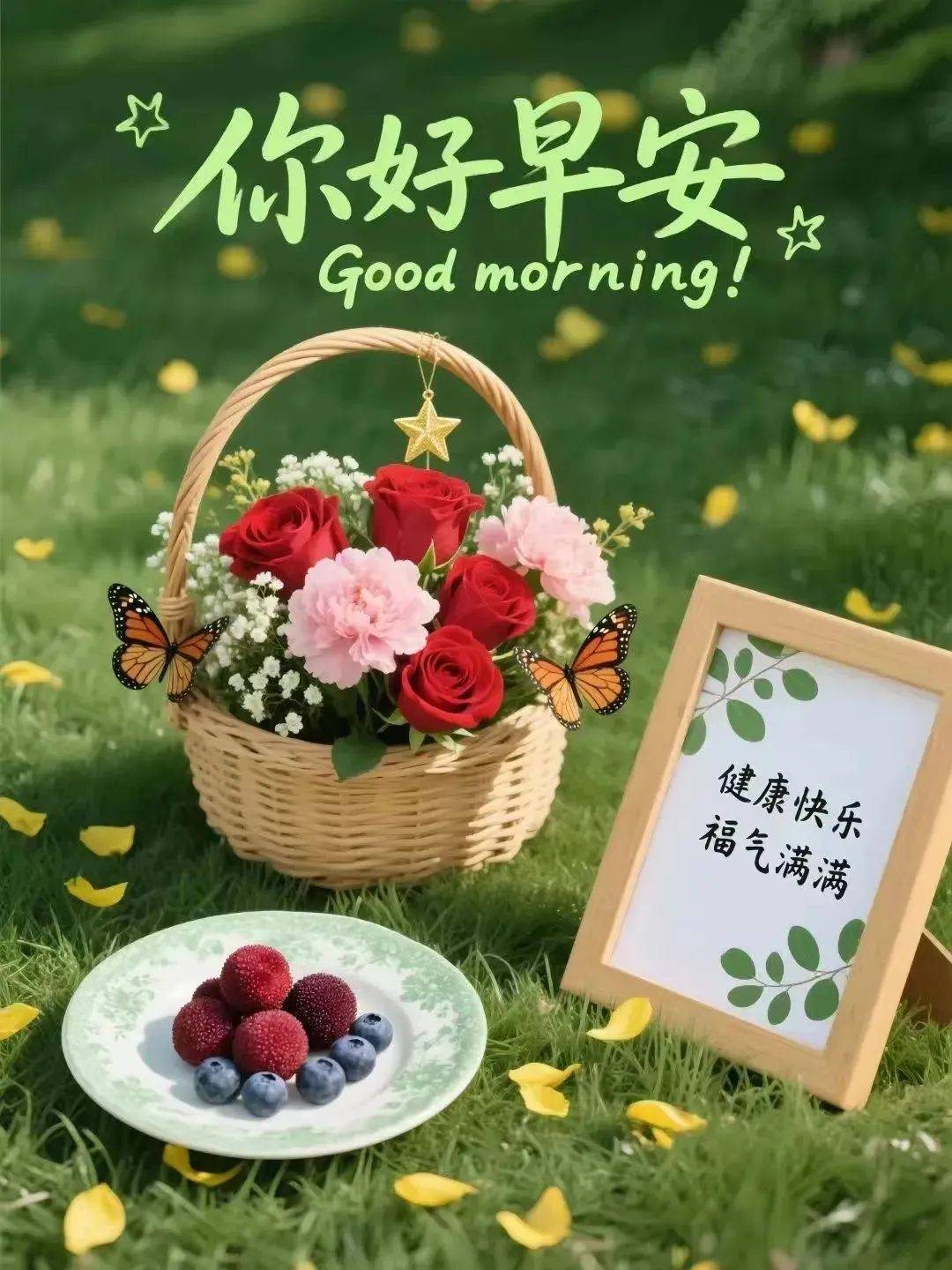 94张早安早上好唯美图片:问候暖暖,祝福满满,晨安吉祥,喜欢就取走吧!